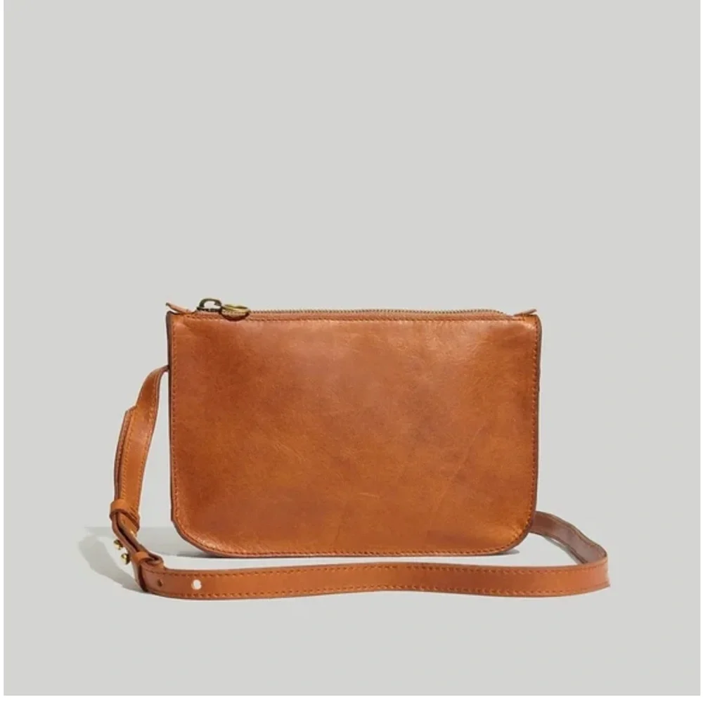 Madewell | the Simple Crossbody Bag ~ English Saddle - Picture 2 of 7